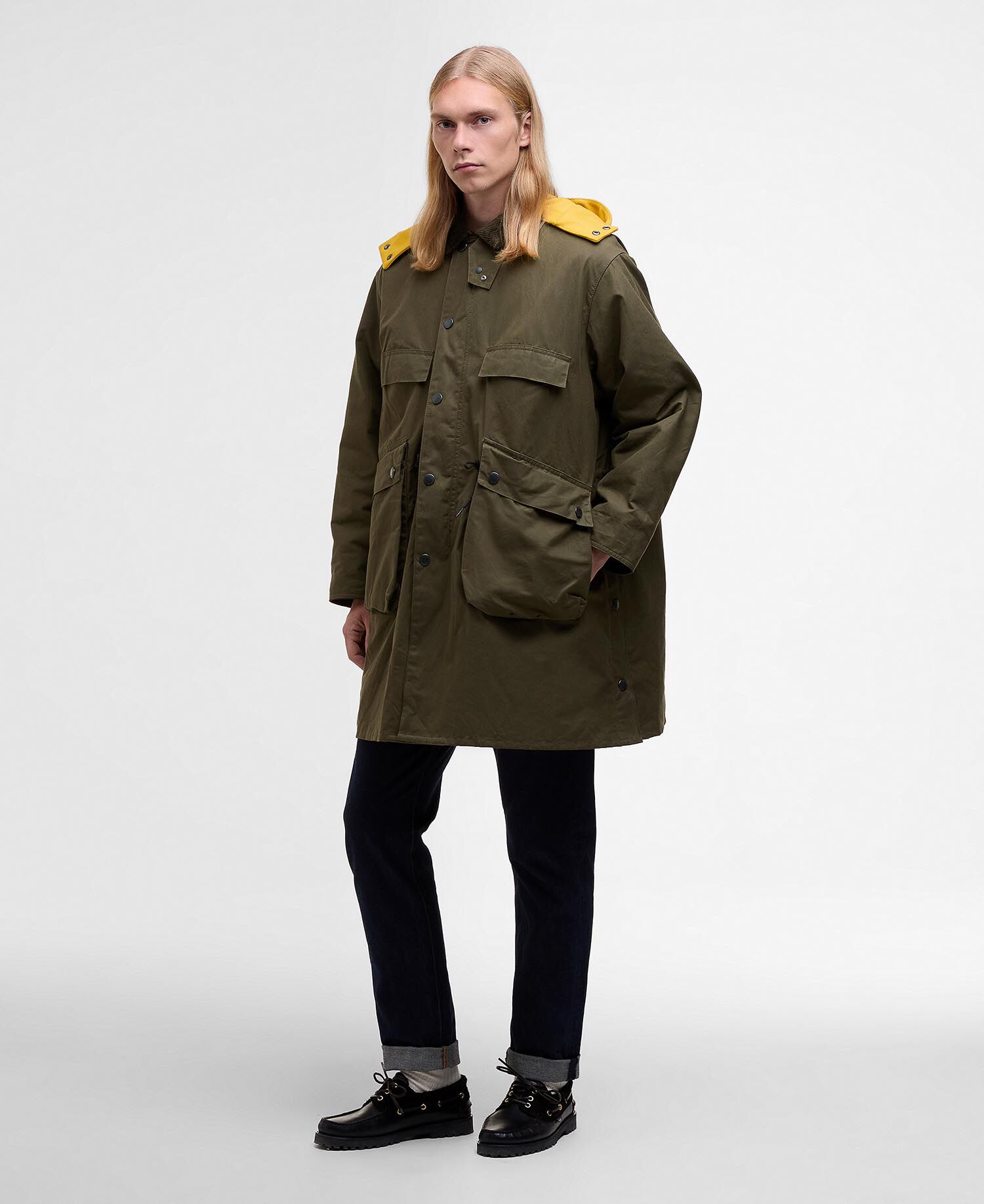 Buy Barbour x Kaptain Sunshine Oversized Bedale Casual Field Coat